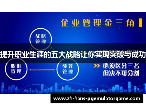 提升职业生涯的五大战略让你实现突破与成功